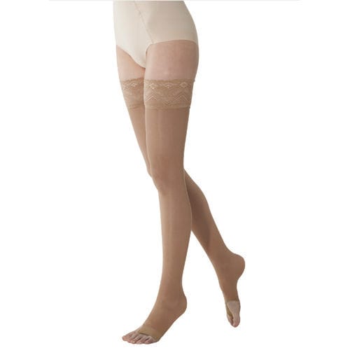 Calze antitrombo autoreggenti di prevenzione delle tromboembolie venose (TEV) - Marilyn 70 - Solidea - per donna / L / M