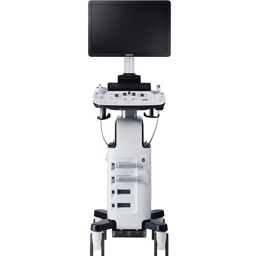 Ecografo su piattaforma compatto - HS30 - Samsung Healthcare Germany - per ecografia multidisciplinare / in bianco e nero / con doppler a colori