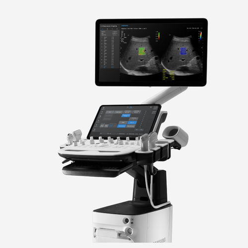Ecografo su piattaforma - V5 - Samsung Healthcare Germany - per ecografia multidisciplinare / per ecografia ginecologica ed ostetrica / per ecografia cardiovascolare