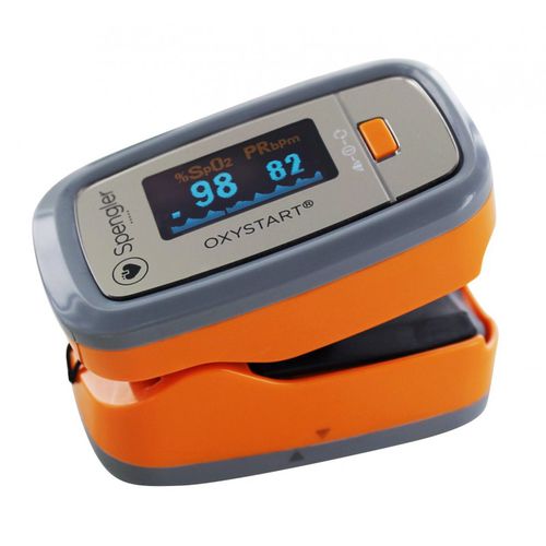 Pulsossimetro da dito - Oxystart - Spengler SAS - compatto / medico / a batteria