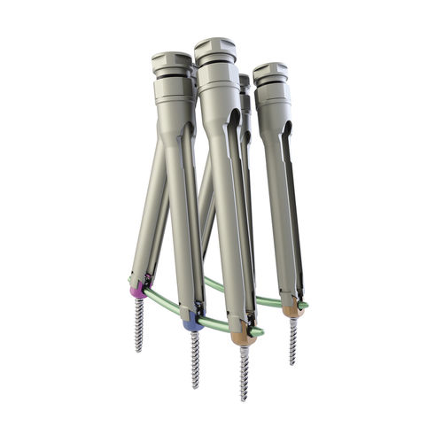 Sistema di osteosintesi toraco-lombare - mont blanc MIS - Spineway - via posteriore / per adulti
