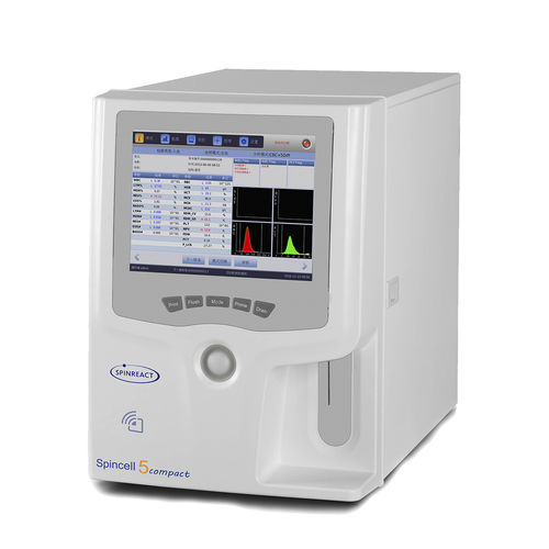 Analizzatore ematologico automatico - Spincell 5compact - Spinreact - 9 parametri / tramite citometria a flusso / 60 campioni