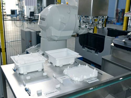 Pallettizzatore - depallettizzatore per movimentazione - Sterisys - robotizzato / automatizzato / per casse