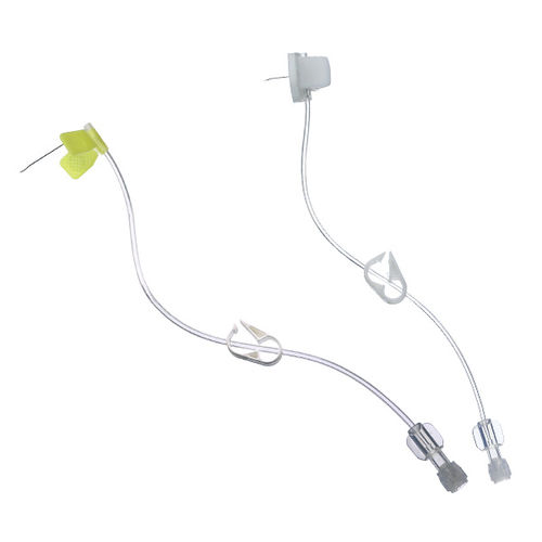 Ago per iniezione endovenosa - PORT-JECT® - STERYLAB - di Huber / con alette
