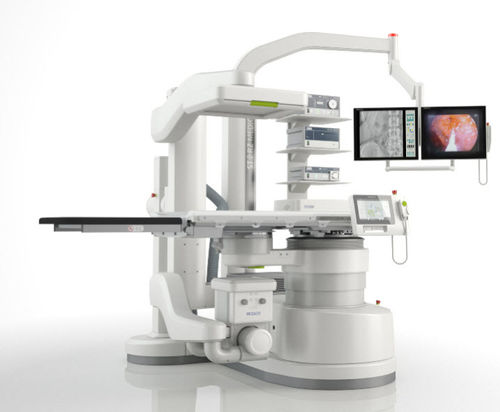 Litotritore extracorporeo - MODULITH&reg; SLX-F2 connect - Storz Medical - con fissaggio a terra / con lettino per litotripsia / con amplificatore di brillanza