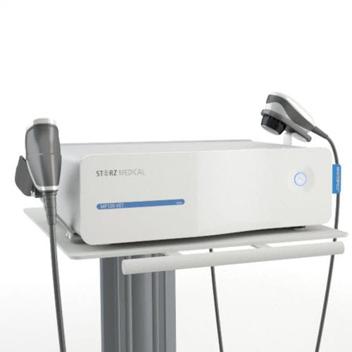 Generatore di onde d'urto extracorporee per trattamento ortopedico - MASTERPULS®  - Storz Medical - da tavolo / veterinario