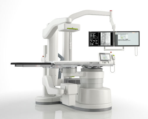 Litotritore extracorporeo - MODULITH® SLX-F2 »FD21«  - Storz Medical - con fissaggio a terra / con lettino per litotripsia / con amplificatore di brillanza