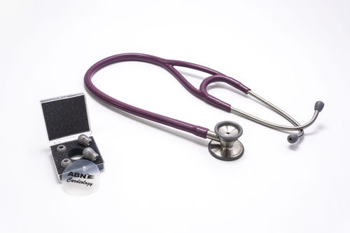 Stetoscopio cardiologico - SS-011-BD - Sugih Instrumendo Abadi - a padiglione doppio / in acciaio inossidabile