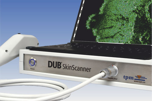 Ecografo su piattaforma con carrello - DUB®SkinScanner75 - taberna pro medicum - per ecografia cutanea