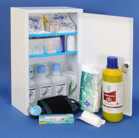 Armadio di primo soccorso - COMBIMEDIUM  - Taumediplast  - con ripiano / con sportello / a muro