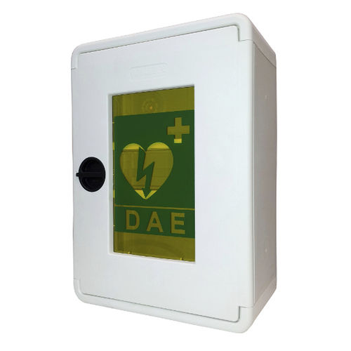 Armadio per defibrillatore - Taumediplast  - per ospedale / con sportello / a muro
