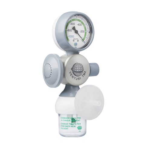 Aspiratore chirurgico pneumatico - VENTURI TM2 - Technologie Medicale - su unità terminale di vuoto