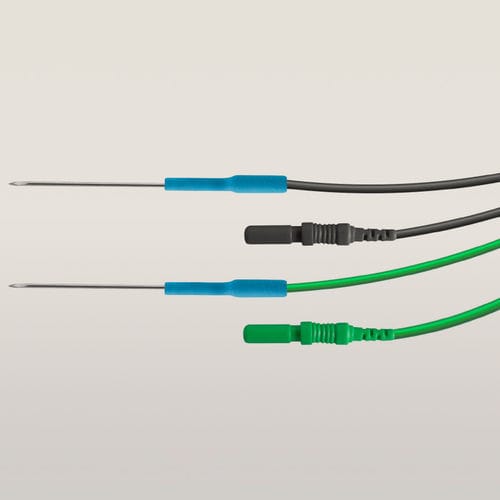 Elettrodo per chirurgia - TE/S50715-001 - Technomed Europe - ago / in acciaio inossidabile / curvo