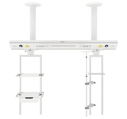 Trave tecnica a soffitto - Atlas - Tedisel Medical - mobile / per terapia intensiva / per sala operatoria