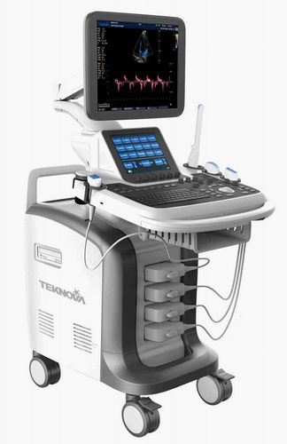 Ecografo su piattaforma - TH-5500 Expert - Teknova Medical Systems - per ecografia multidisciplinare / con doppler a colori / doppler spettrale
