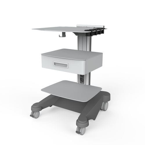 Carrello medico - TM ECG.06 - SMALL - Telemed Medical Systems - per ecografi / di trasporto / in acciaio inossidabile