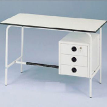 Scrivania rettangolare - M600290 - Titanox  - 3 cassetti