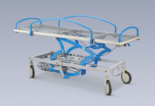 Barella con carrello da trasporto - T6001 - Titanox  - manuale / ad altezza regolabile / Trendelenburg