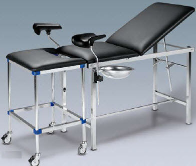 Poltrona da parto meccanica - M600361 - Titanox  - su rotelle