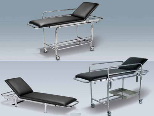 Barella con carrello passamalati - M620013 - Titanox  - manuale / 2 sezioni / lavabile