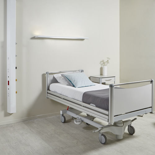 Trave testaletto verticale - SIMPLE CARE - TLV Healthcare - per camera di degenza / con illuminazione