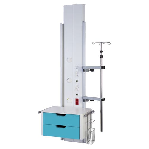 Trave testaletto verticale - FLUIDYS - TLV Healthcare - per reparto di terapia intensiva / antibatterico