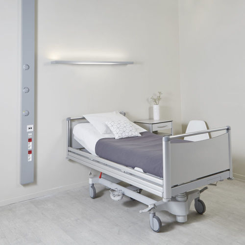 Trave testaletto verticale - SILEA - TLV Healthcare - per camera di degenza / con illuminazione