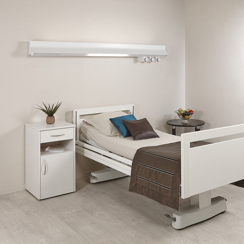 Trave testaletto orizzontale - HI-BEAM - TLV Healthcare - per camera di degenza / con illuminazione / personalizzabile