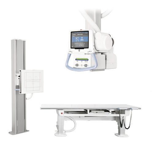 Sistema di radiografia digitale - Aceso + - Canon Medical Systems Europe - per radiografia multidisciplinare / con bucky da terra / con braccio portatubo telescopico a soffitto