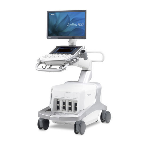 Ecografo su piattaforma - Aplio i700 - Canon Medical Systems Europe - per ecografia multidisciplinare / in bianco e nero / con doppler a colori