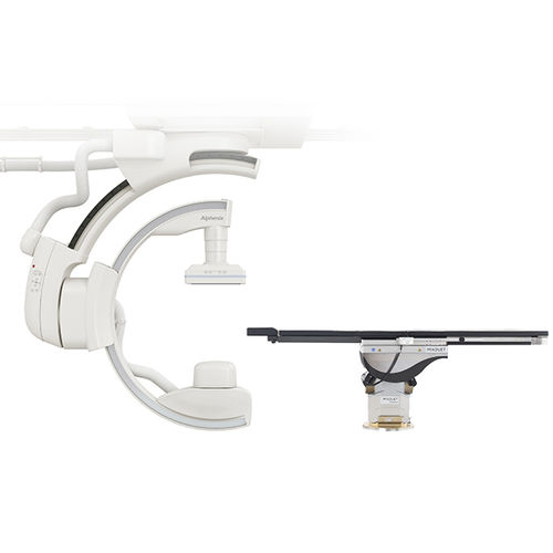Sistema di fluoroscopia per angiografia - Alphenix Hybrid+ - Canon Medical Systems Europe - digitale / per fluoroscopia cardiaca / con amplificatore di brillanza a soffitto