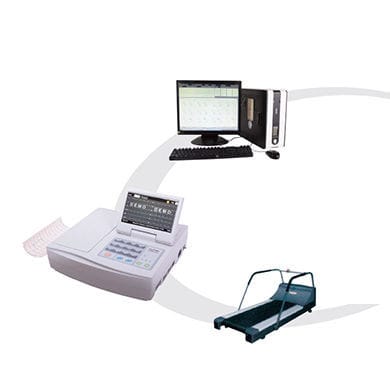 Stazione per prova da sforzo cardiaca - CARDIPI400H - TRISMED  - con tappeto scorrevole