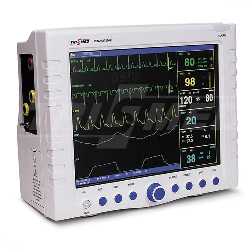 Monitor multiparametrico compatto - VITAPIA 7000KV - TRISMED - ECG / TEMP / RESP