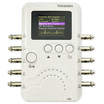 Simulatore ECG - TSM3000H - TRISMED  - di frequenza cardiaca / per assistenza generale / di aritmia