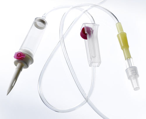 Set di infusione in polietilene - TRO-SOLUSET G - Troge Medical  - in polivinilcloruro (PVC) / con componente senza lattice
