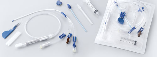Catetere per accesso - TRO- CENTRAKIT CVC - Troge Medical  - periferico / venoso centrale / a doppio lume