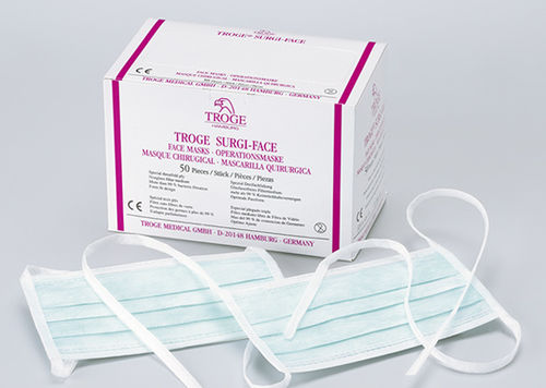 Mascherina chirurgica a tre strati - SURGI-FACE - Troge Medical  - in polipropilene / scatola da 50 pezzi / monouso