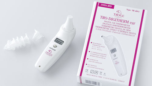 Termometro medico - TRO-DIGITHERM - Troge Medical  - a infrarossi / auricolare / con sonda