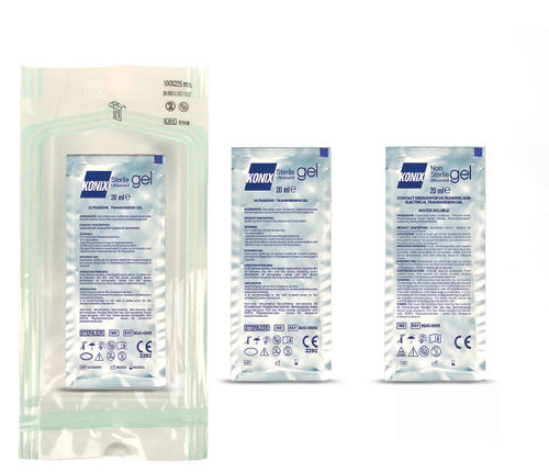 Gel a ultrasuoni sterile - KONIX® - Turkuaz Medikal Kozmetik - trasparente