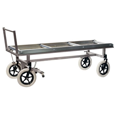 Carrello mortuario per movimentazione - BASIC   - UFSK INTERNATIONAL GmbH & Co. KG - idraulico / in acciaio inossidabile / per bare
