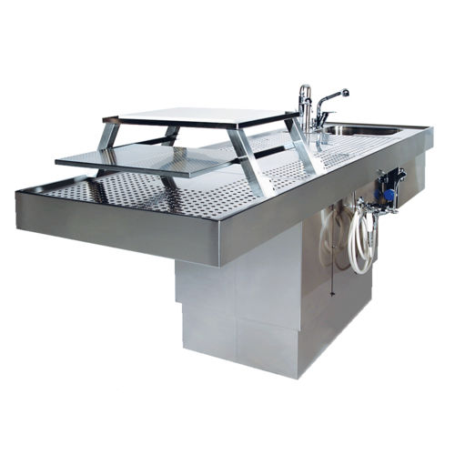 Tavolo di autopsia - ST HS 16-02 - UFSK INTERNATIONAL GmbH & Co. KG - di dissezione / rettangolare / elettrico