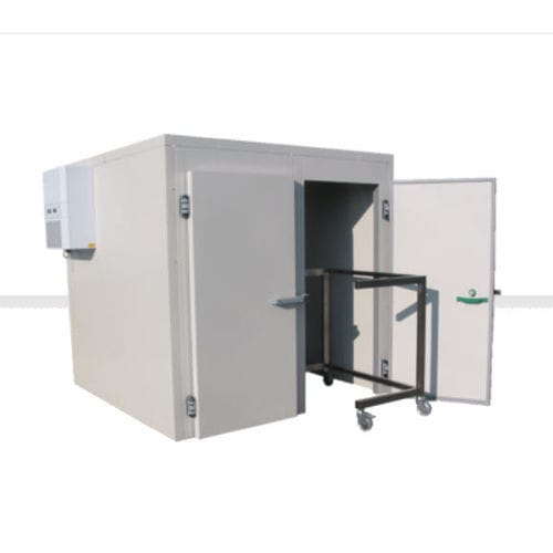 Cella mortuaria per bare - SKZ HS 2 DS - UFSK INTERNATIONAL GmbH & Co. KG - per più salme / a carico frontale / con carrelli di carico