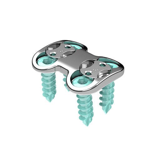 Placca per artrodesi cervicale - Origin™ - ulrich medical - bloccata / in metallo / 1 livello