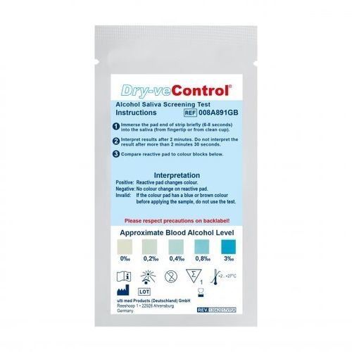Striscia analitica per uso domiciliare - 008A891GB - ulti med Products (Deutschland)  - antidroga / per alcool / di sangue