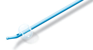 Catetere per drenaggio urinario - 1245 series - UROMED - sovrapubico / con palloncino / in silicone