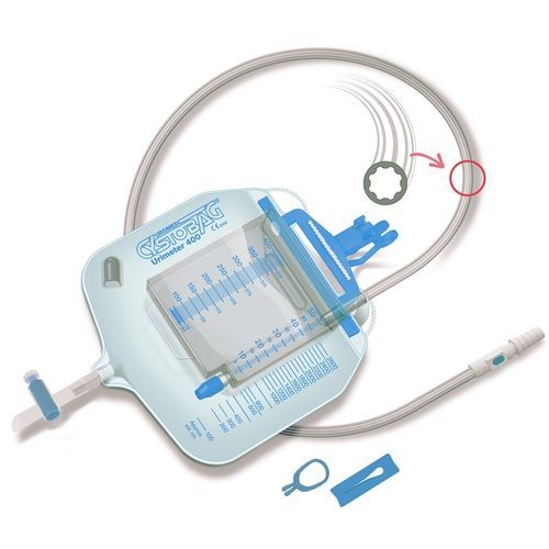 Set di drenaggio urinario - CYSTOBAG® Urimeter 400 - UROMED - graduato