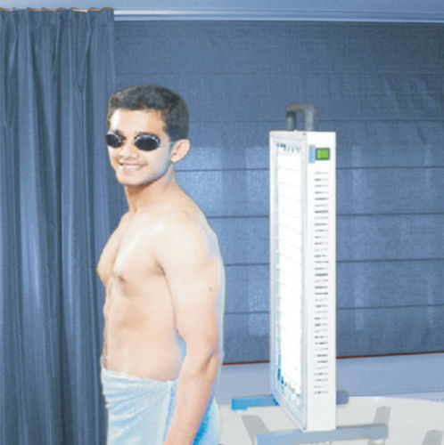Lampada di fototerapia per trattamento della psoriasi - MHT series - V-Care Medical Systems  - dermatologica / da tavolo / UV
