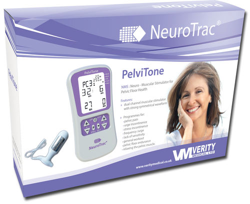 Elettrostimolatore perineale - PelviTone - Verity Medical - portatile / NMES / 2 canali