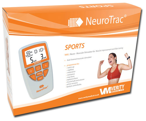 Elettrostimolatore - Verity Medical - portatile / NMES / 2 canali