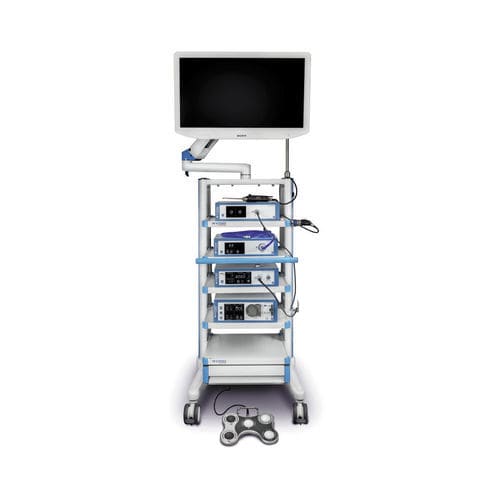 Carrello medico - Vimex Endoscopy - per endoscopia / multifunzione / con ripiano